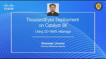 ThousandEyes Deployment in Catalyst 8000