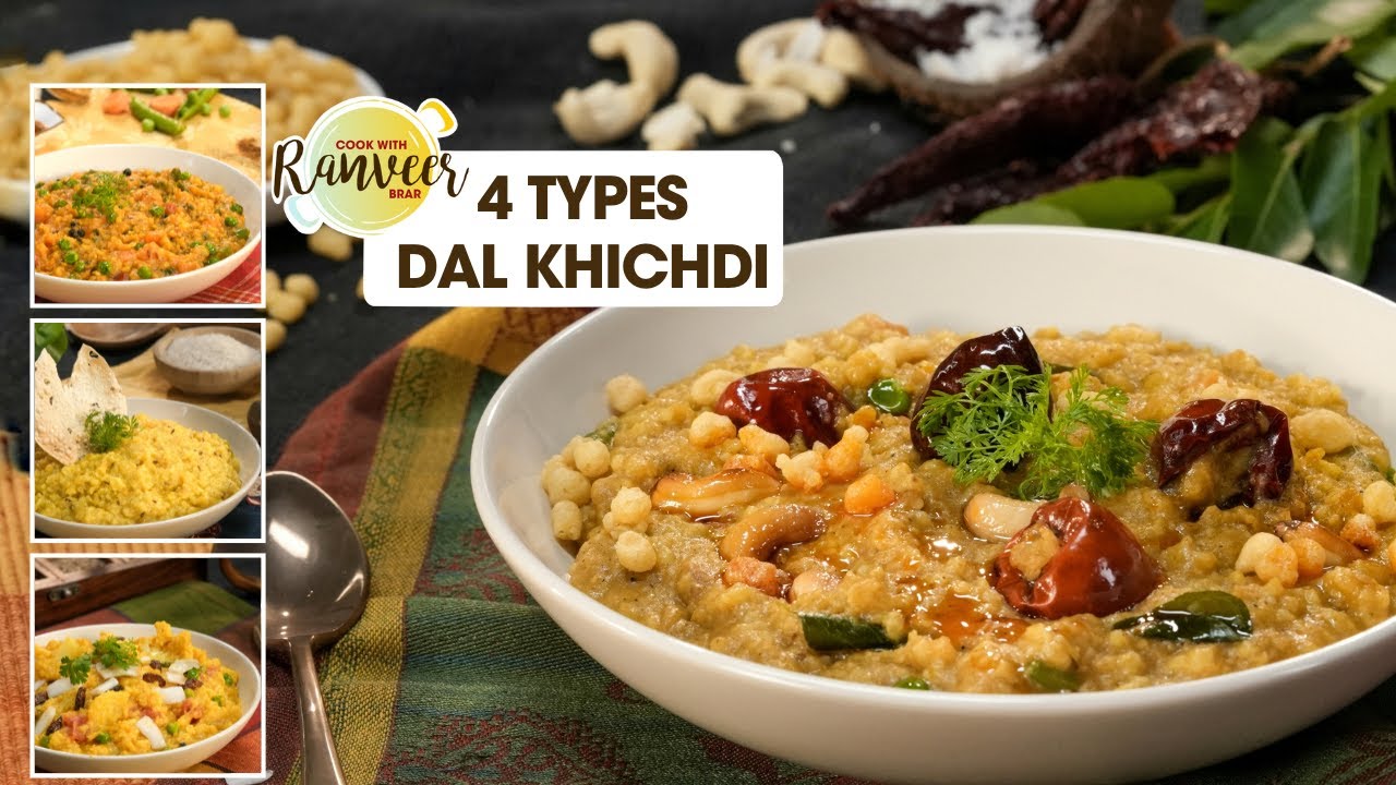 4 Types Masala Khichdi | 4 तरह की मसाला खिचड़ी | Khichdis of India paakshala | Chef Ranveer Brar