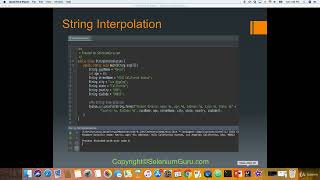 JAVA Tutorials - 20 String Interpolation