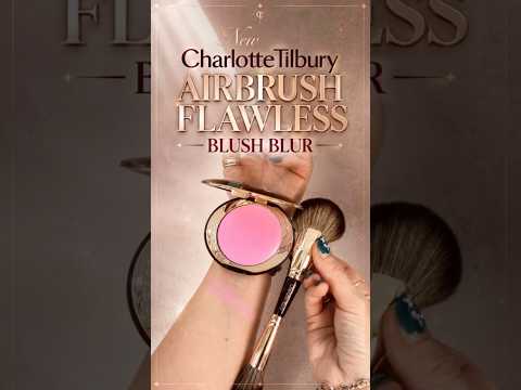 Live Swatch of Charlotte Tilbury Airbrush Flawless Blush Blur in Blushgasm 💗