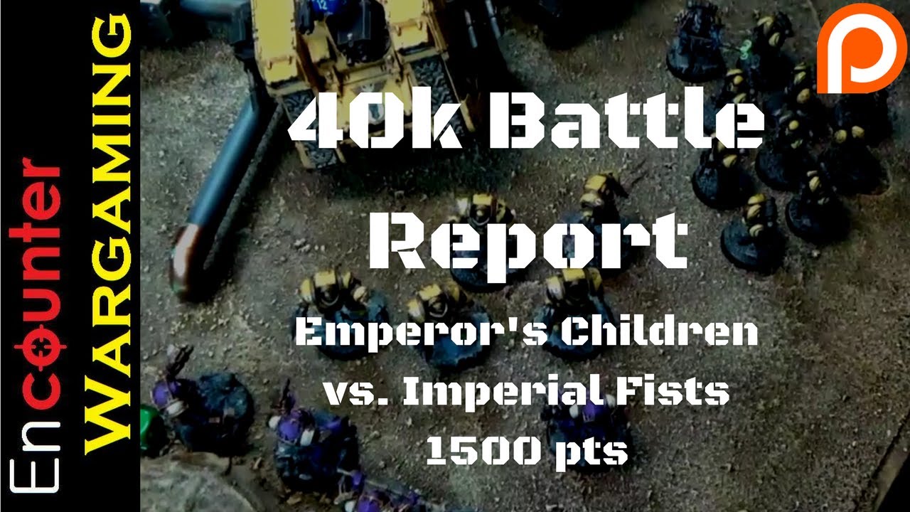 40k Battle Report - Chaos Marines vs. Space Marines - 8th Edition ...