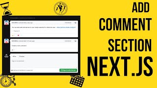 Add Comment Section in NextJS Application | Utterances