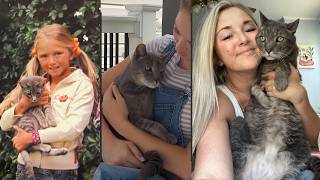 Her Cat Is 19. She's Loved Him Since She Was A Kid!