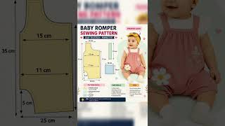 Easy Baby Romper Stitching #babyromper #sewingtutorial #diybabyclothes #babyfashion #handmade