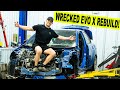 Rebuilding a totaled final edition evo x