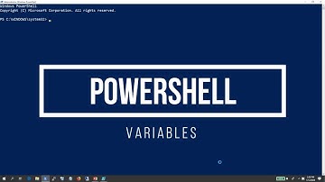 12 Powershell Basics in Telugu -  Variables