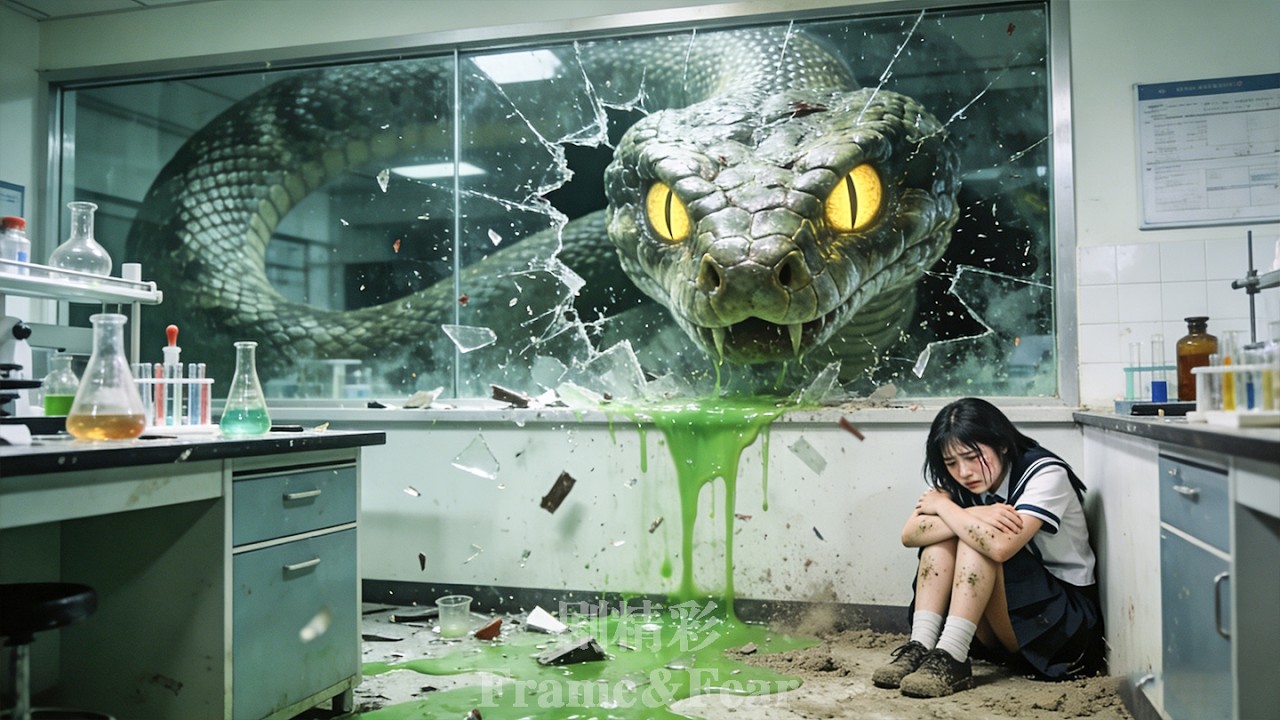 Гигантский змей-мутант штурмует школу бортпроводников!