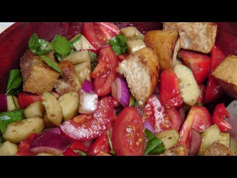 Panzanella Salad - Recipe by Laura Vitale - Laura in the Kitchen Episode 178