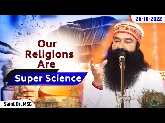 Our Religions Are Super Science | Live From Barnawa, UP | 26th October 2022 | Saint Dr. MSG class=