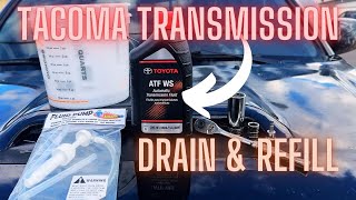 How to Drain & Refill Transmission Fluid on a 2nd Gen Tacoma!