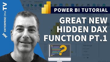 The Great New Hidden DAX Function Pt. 1 – Overview