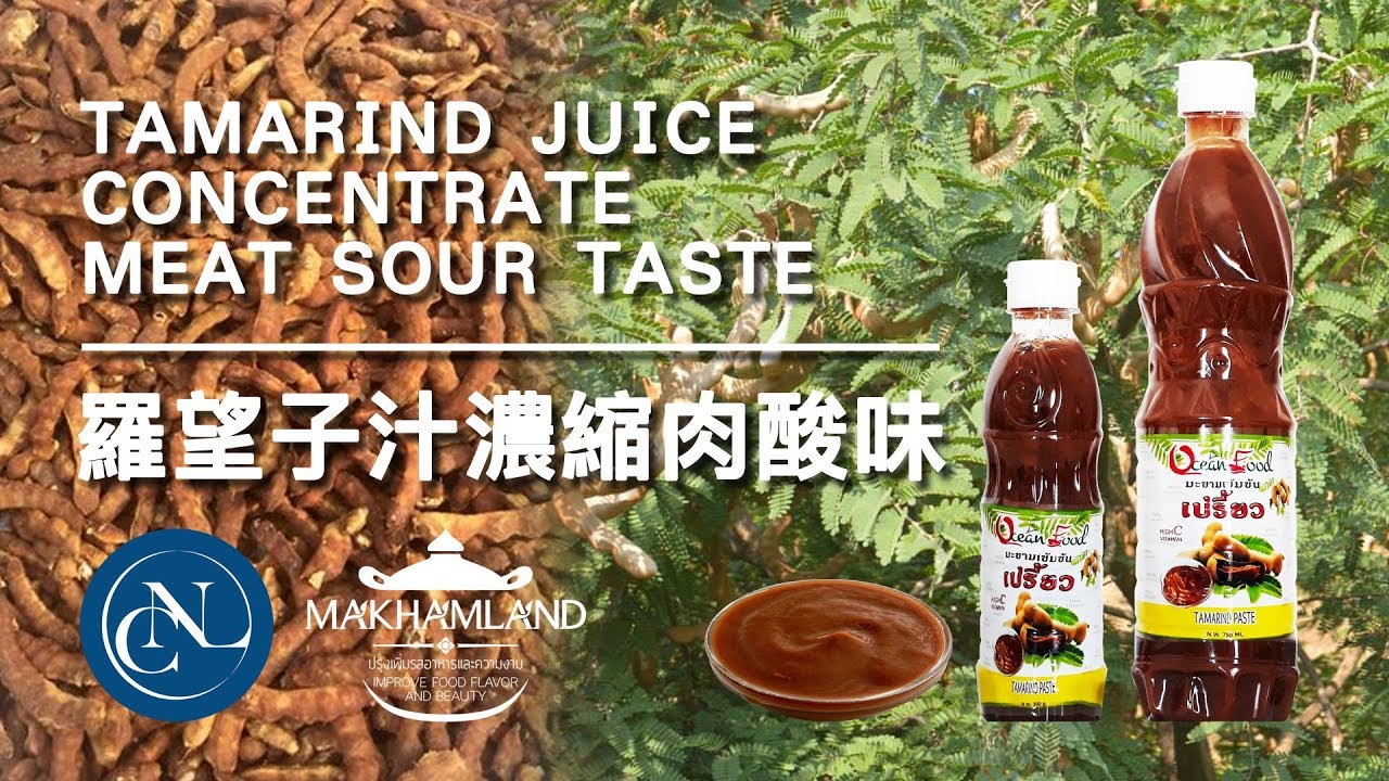 羅望子汁濃縮肉酸味 Tamarind Juice Concentrate Meat Sour Taste Youtube