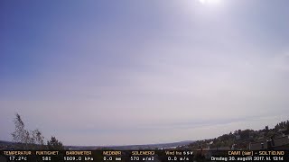 Timelapse Cam 1 - 30. august 2017
