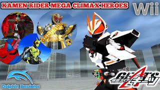 KAMEN RIDER SUPER CLIMAX HEROS MOD MEGA CLIMAX HEROES - REIWA RIDERS - Nintendo wii ( not ppsspp )