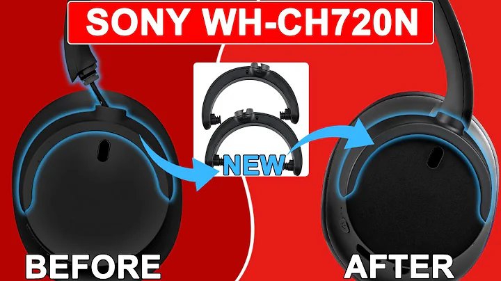 SOULWIT® | Hinge Swivel Rotation Joint Pivot for Sony WH-CH720N | Repair Parts Kit