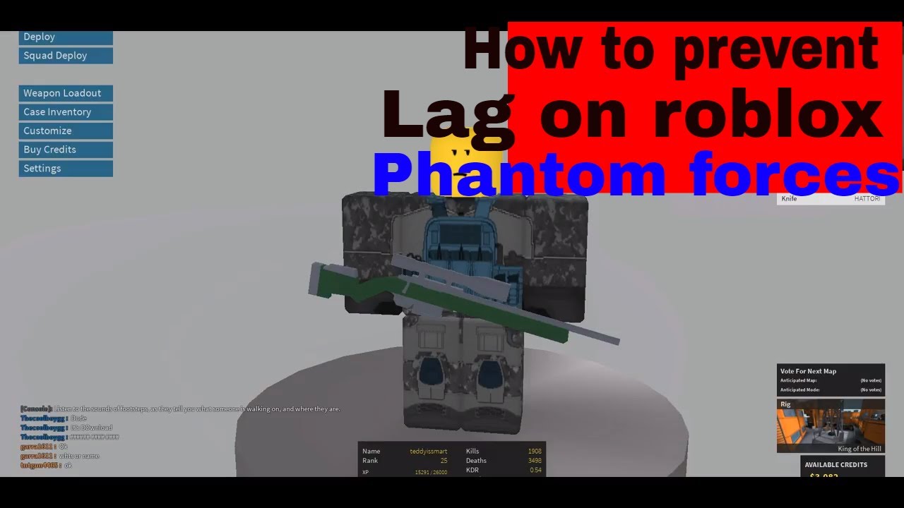 How To Prevent Lag On Roblox Phantom Forces Screen Stretch Youtube