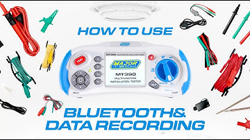 MT390 Bluetooth and Data Recording