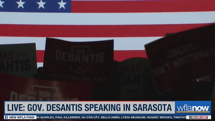 Gov. DeSantis speaks in Sarasota