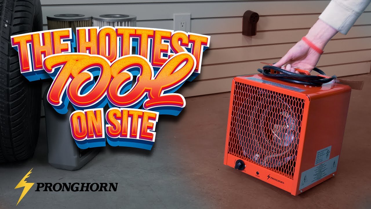 Pronghorn Portable Construction Heater, 13 In, Electric, 4,800 W