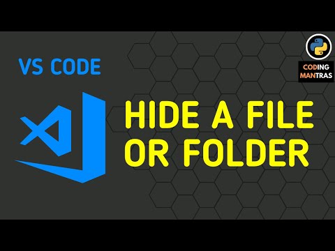 VS Code Tutorial: Hide A File Or Folder From VS Code Explorer | Hide __PYCACHE__ Folder