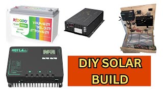 Solar DIY Backup Budget Build for Power Outage HQST MPPT Redodo battery WZRELB Inverter 24 Volt
