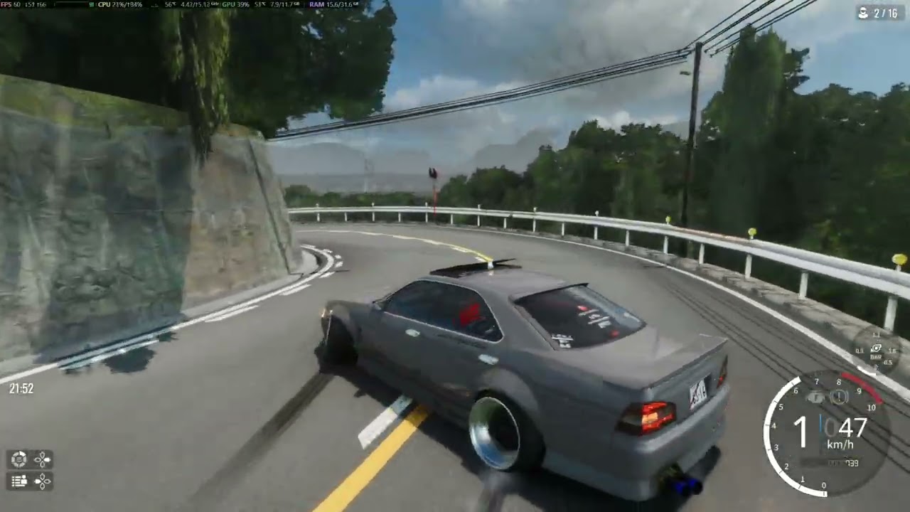 carx drift racing online 筑波山 峠 C35ローレル