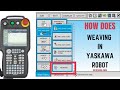 How Weaving Use in Yaskawa Robot programing in English || Yaskawa Robot Teaching