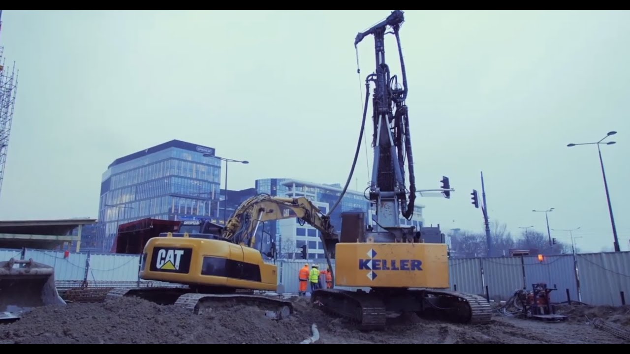 Keller Polska The Warsaw HUB the largest cubature excavation in