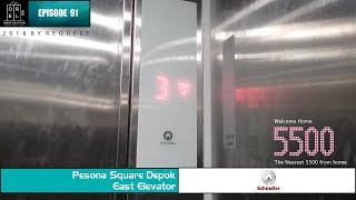 Download lagu New Schindler 5500 Elevator at Pesona Square Depok (East Elevator)