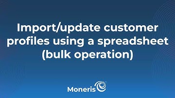 Import/update customer profiles using a spreadsheet (bulk operation)