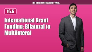 International Grant Funding Bilateral to Multilateral (16.6)