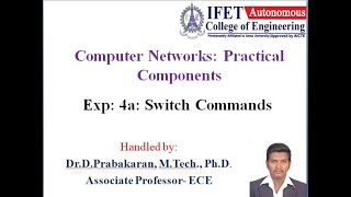 #2 Computer Networks- Practical Component- Switch Commands