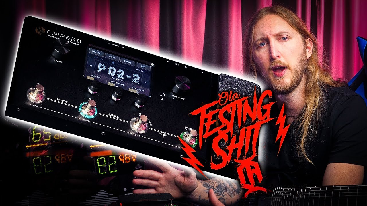 SMALL AS HELL AMPERO Amp Modeler / Effects Processor from Hotone