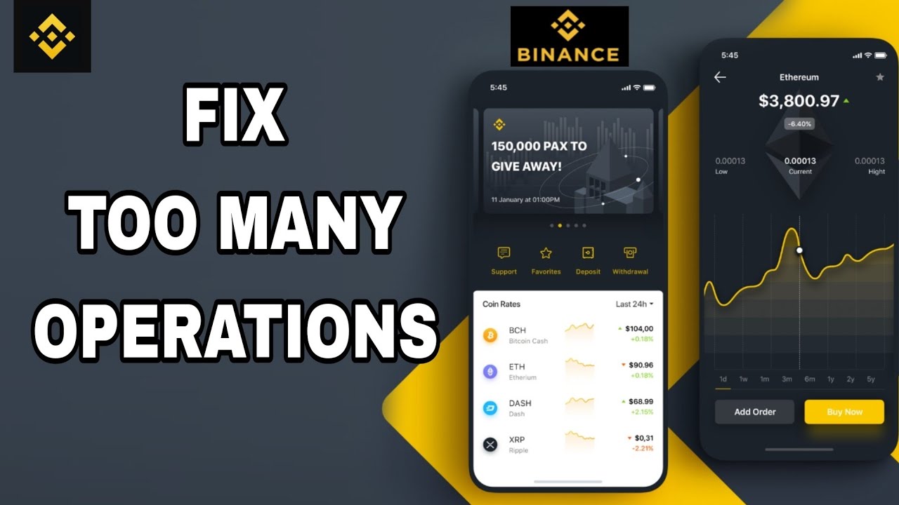How To Fix And Solve Too Many Operations On Binance App | Final Solution