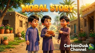 The Lost Wallet: Honesty is the Best Policy | 3D Animated Moral Story