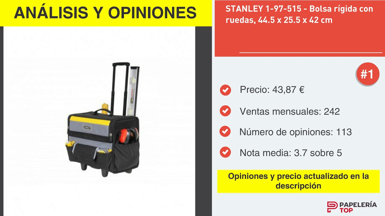 Stanley 1-97-515 ▷ Bolsa herramienta rígida con