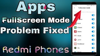 Apps not supporting fullscreen in redmi phones problem fixed || Fullscreen support by all apps || screenshot 3