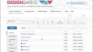 DesignSafe Quickstart: Upload