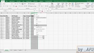 3.1 Adding or Deleting Rows or Columns Between Cells in Excel
