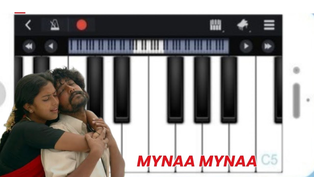 Mynaa Mynaa Song |  Easy Piano Tutorial  | D Imman