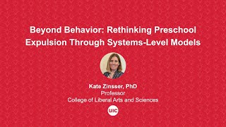 SparkTalks: Kate Zinsser | University of Illinois Chicago