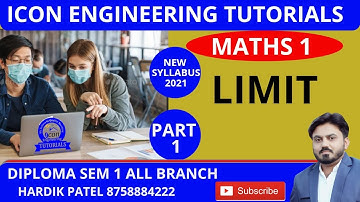 DIPLOMA SEM 1 LIMIT FOR ALL BRANCH || MATHEMATICS (4300001) || DIPLOMA SEM 1 IMP GTU || PART 1