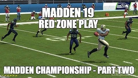Madden 19 Glitches Cheats and Tips - Red Zone Play - Madden Championship - Part Two