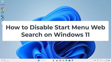 How to Disable Start Menu Web Search on Windows 11