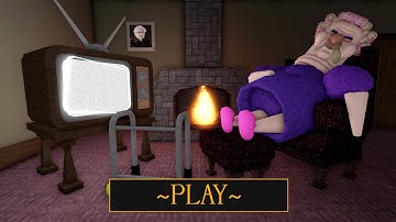 GRUMPY GRAN! SCARY OBBY roblox! Gameplay Walkthrough No Death 4K