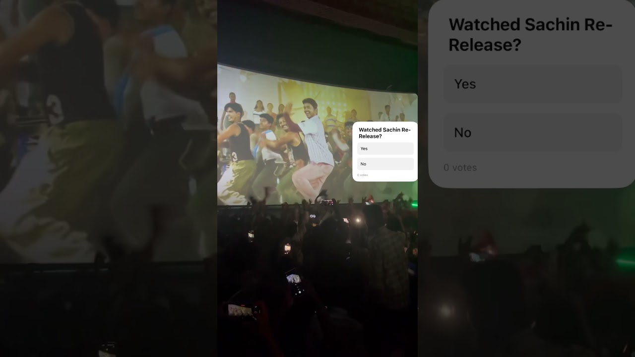 Sachin Movie Re-Release. 20 Years challenge. 