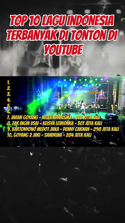 10 Lagu Indonesia Paling Banyak Ditonton di YouTube! Tembus ratusan juta😲 #shorts