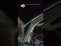 Police helicopter spots man launching Fireworks into cars