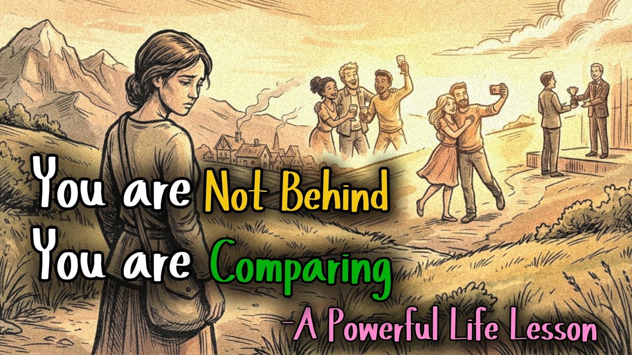 You are not behind | you are comparing | A Life Changing Story