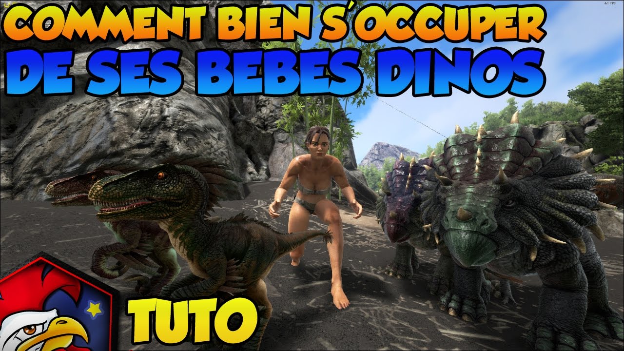 Tuto Ark Pc Xbox Ps4 25 Bien S Occuper De Ses Bebes Dinos Youtube